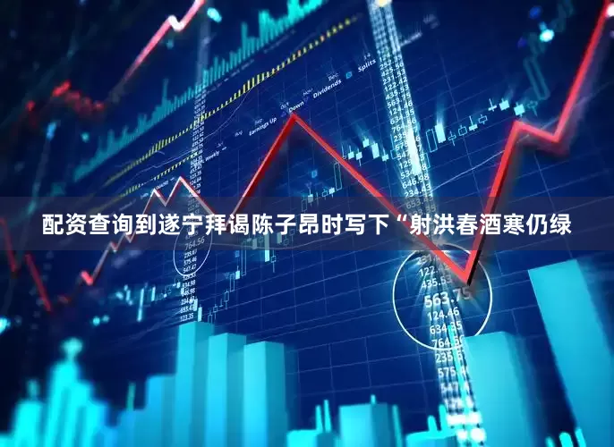 配资查询到遂宁拜谒陈子昂时写下“射洪春酒寒仍绿