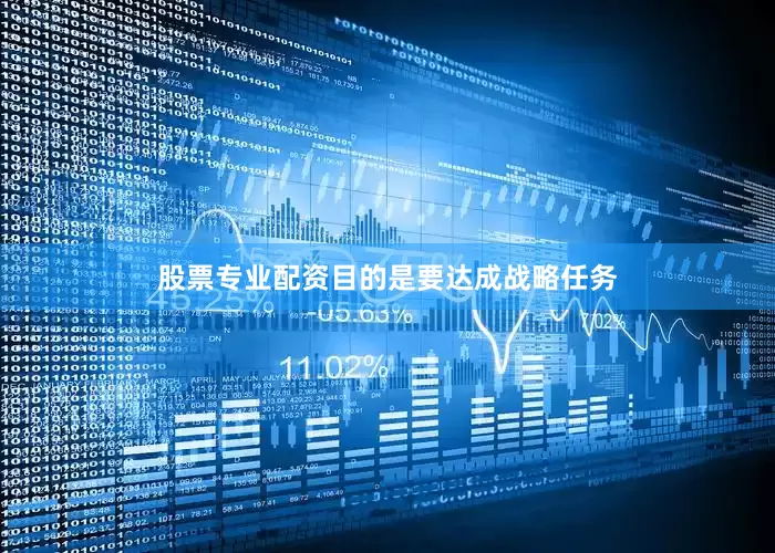 股票专业配资目的是要达成战略任务