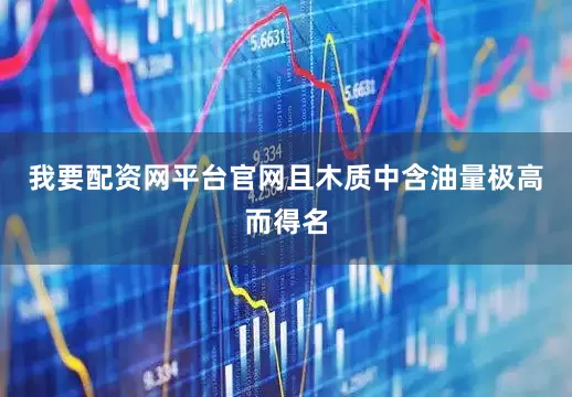 我要配资网平台官网且木质中含油量极高而得名